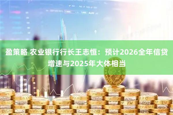 盈策略 农业银行行长王志恒：预计2026全年信贷增速与2025年大体相当