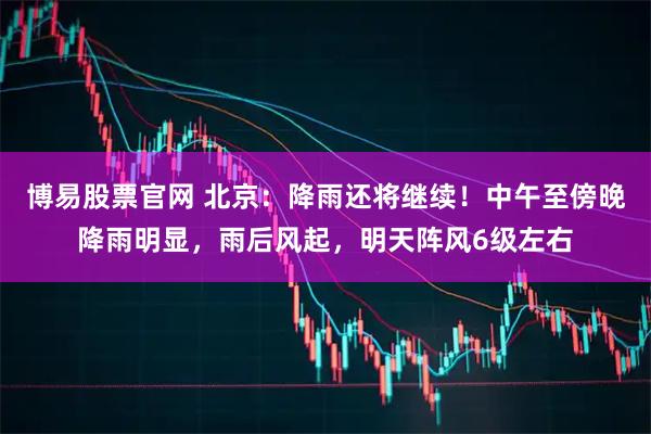 博易股票官网 北京：降雨还将继续！中午至傍晚降雨明显，雨后风起，明天阵风6级左右